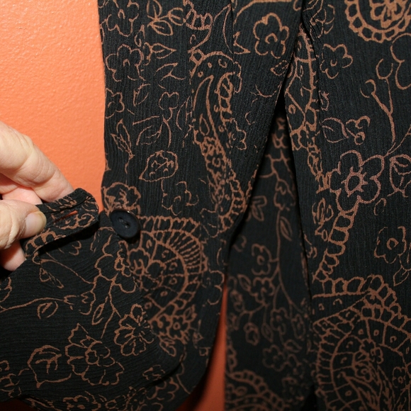 SOLD!☆○CHICO'S DESIGN BLOUSE CLASSIC EUC pretty!♡ - Picture 5 of 6